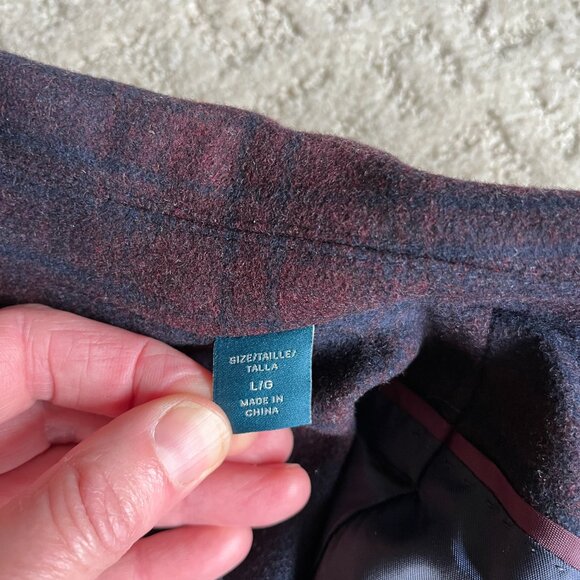 Perry Ellis Single Breasted Wool Over Coat - Picture 5 of 5